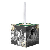 Zusters verbonden op hartfoto Keepomwille Green Decoratie (Achter hoekig)