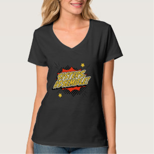 Zusters Verenigen Vrouwenrechten Mars Retro T-shirt