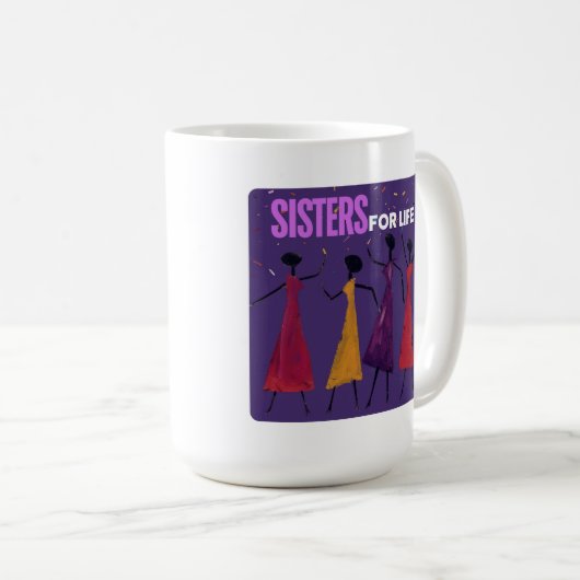 Zusters voor het Leven Mok door KAB (Voorkant rechts)