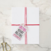 Zusters voor Misters Galentine's Day Cadeaulabel (Met Touw)