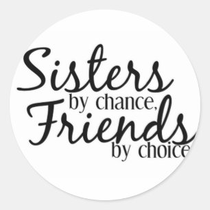 Zusters Vrienden stickers
