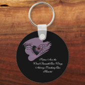 Zusters Winged hart hoofdketen Sleutelhanger (Voorkant)