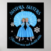 Zusters Wit Kerstfilm 1954 Xmas Sneeuwdeksel Poster (Voorkant)