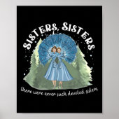 Zusters Wit Kerstfilm 1954 Xmas Sneeuwdeksel Poster (Voorkant)