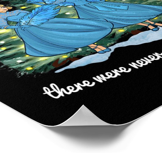 Zusters Wit Kerstfilm 1954 Xmas Sneeuwdeksel Poster (Hoek)