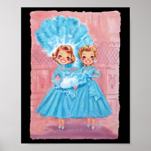 Zusters Witte Kerst Film 1954 Kerstmis Sneeuw Pyja Poster