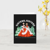 Zusters Witte Kerst Film 1954 Kerstmis Sneeuw Vaka Kaart (Gele Bloem)