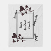 Zusters zijn altijd vrienden in het Rode Geest Ver Fleece Deken (Voorkant)