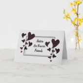 Zusters zijn altijd vrienden in het Rode Geest Ver Kaart (Gele Bloem)