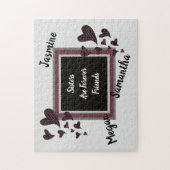 Zusters zijn altijd vrienden in het Rode Geest Ver Legpuzzel (Verticaal)