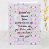 Zusters zijn Speciale Kaart (Gele Bloem)