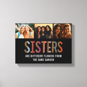 Zusters zijn verschillende bloemen Custom Foto & N Canvas Afdruk