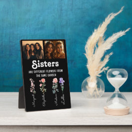 Zusters zijn verschillende bloemen Custom Foto & N Fotoplaat