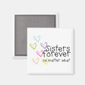 Zusters zijn voor altijd magneet (Voorkant / Achterkant)