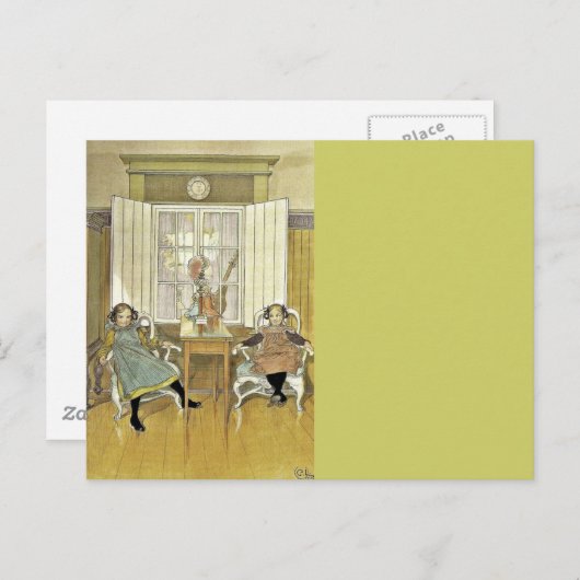 Zusters, zitplaats briefkaart (Voorkant / Achterkant)