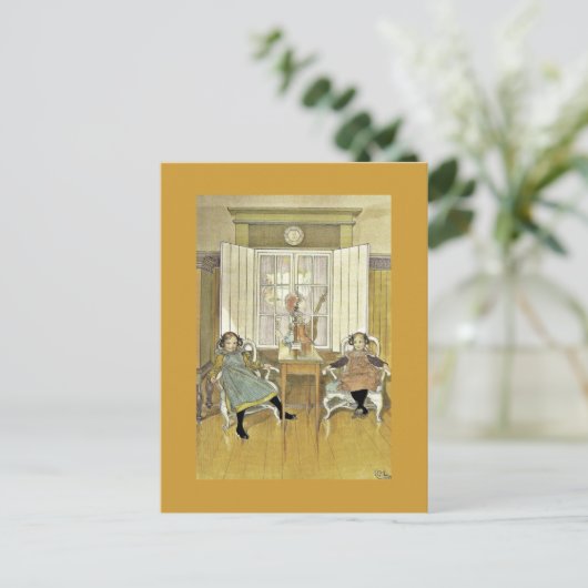 Zusters, zitplaats briefkaart (Staand voorkant)