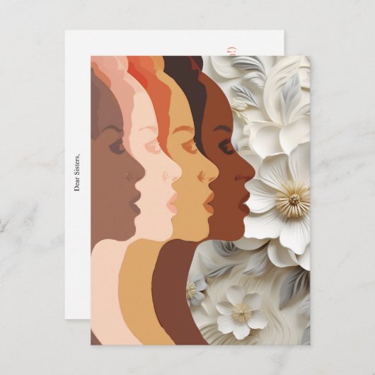 ZUSTERSCHAP #1 BRIEFKAART (Voorkant / Achterkant)