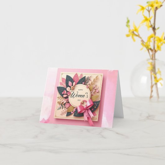 "Zusterschap gevierd" Kaart (Gele Bloem)