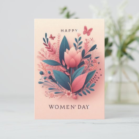 "Zusterschap gevierd" Kaart (Staand voorkant)