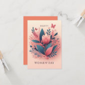 "Zusterschap gevierd" Kaart (Voorkant / Achterkant in situ)