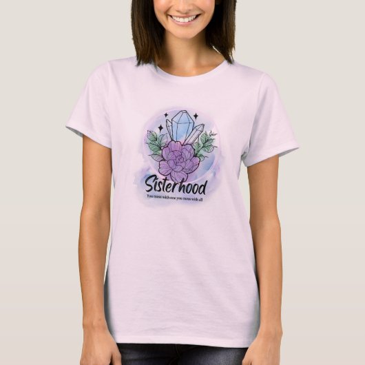 Zusterschap spreuken: empowering Witchy Design T-shirt (Voorkant)