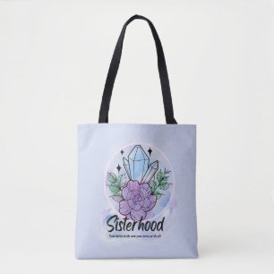 Zusterschap spreuken: empowering Witchy Design Tote Bag