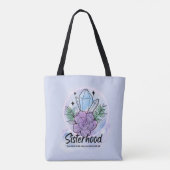 Zusterschap spreuken: empowering Witchy Design Tote Bag (Achterkant)
