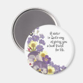 Zustertribuut Magneet (Voorkant / Achterkant)