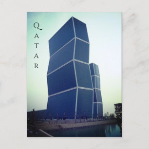 zuszagtoren doha qatar briefkaart