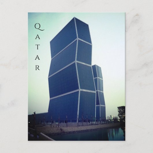 zuszagtoren doha qatar briefkaart (Voorkant)