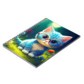 Zut Kitten Met Bril-276548 Notitieboek (Linkerzijde)