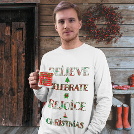 Zut rood groen kerstpatroon trui