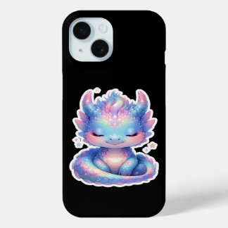 Zutige Pastel Baby Draak iPhone 15 Case