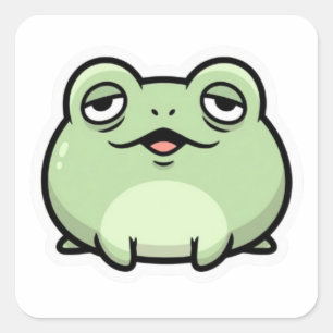 Zutje Kikker Meme Sticker   Grappige Aesthetic Kik