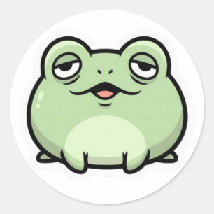 Zutje Kikker Meme Sticker   Grappige Aesthetic Kik