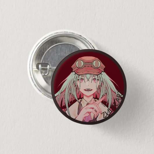 Zuuje Art anime v Tuber Ronde Button 7,6 Cm (Voorkant /achterkant)