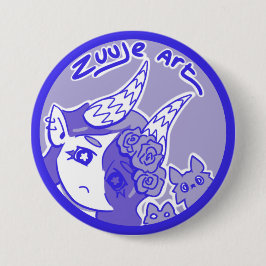 Zuuje Art Logo Ronde Button 7,6 Cm
