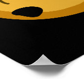 Zuur Deeg Grappig Bakken Pun Donker BG Poster (Hoek)