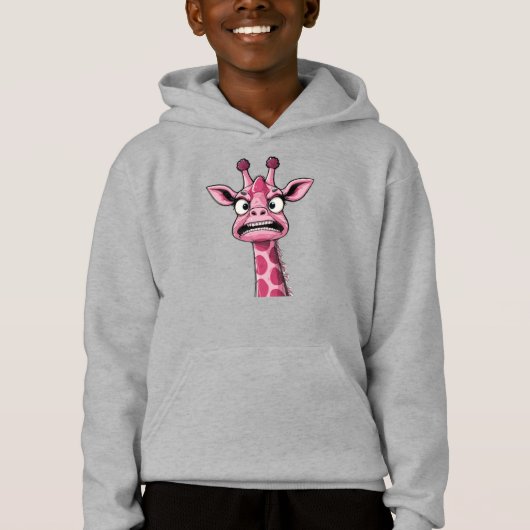 Zuur Gezicht Roze Giraf (Voorkant)