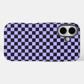 Zuur groen zwart dambord patroon Case-Mate iP iPhone Case (Achterkant (horizontaal))