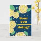 Zuur je aan het doen? Lemon Slices die je controle Kaart (Gele Bloem)