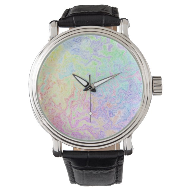 Zuur Reis Draaikolken Horloge (Voorkant)