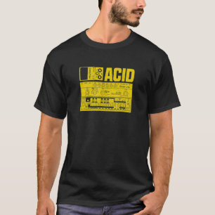 Zuur TB303 basvervorming pedaal analoge synthesize T-shirt