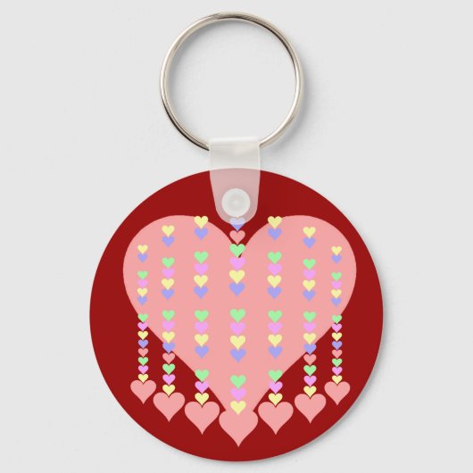 Zuur van hartencadeautjes en kleding sleutelhanger (Voorkant)