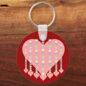Zuur van hartencadeautjes en kleding sleutelhanger (Voorkant)