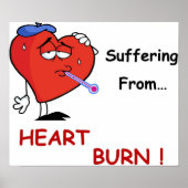 zuurbranden vol poster (Voorkant)