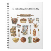 Zuurdeeg bakker notitieboek, recept notitieboek (Voorkant)