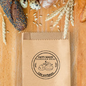 Zuurdeeg Brood Bakkerij Zakelijk Promotie Modern Rubberstempel