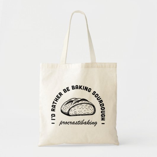 Zuurdeeg brood liefhebber grappige tradwife citate tote bag (Voorkant)