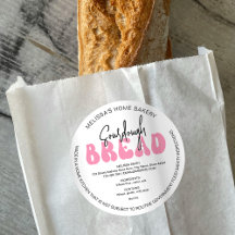 Zuurdeeg Brood Retro Pink Groovy Cottage Law